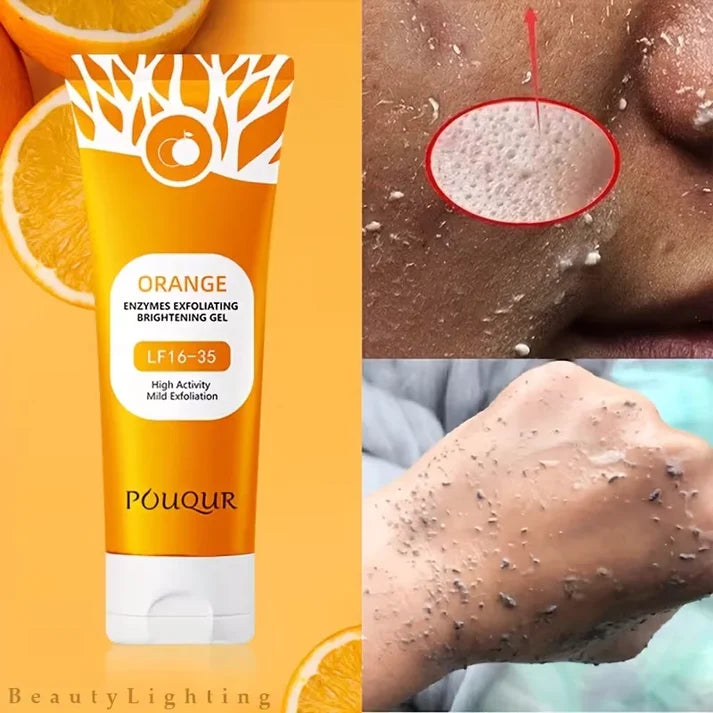 ✨ Deep Cleansing Orange Exfoliating Whitening Gel 🍊