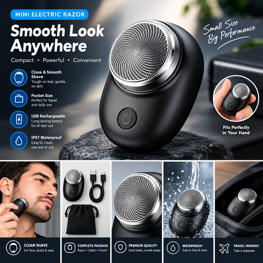 Electric Razor – Smooth, Fast & Convenient Shaving
