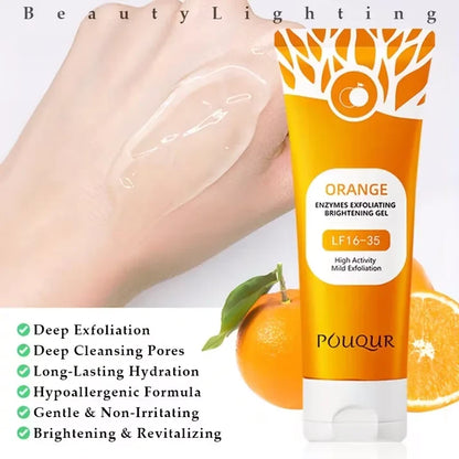 ✨ Deep Cleansing Orange Exfoliating Whitening Gel 🍊