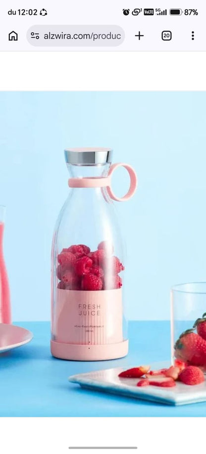 Portable Electric Blender – Rechargeable Mini Smooth Maker