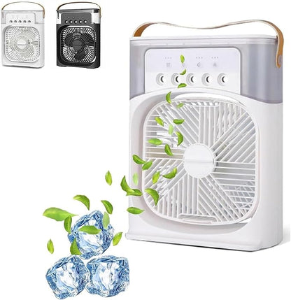 ❄️ Portable Air Cooler dubai best– Mini USB Humidifier Fan | مبرد هواء محمول مع مرطب USB