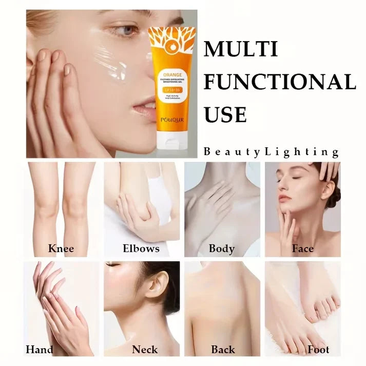 ✨ Deep Cleansing Orange Exfoliating Whitening Gel 🍊