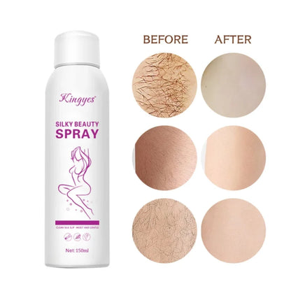 Silky-Hair Removal Spray easy to used